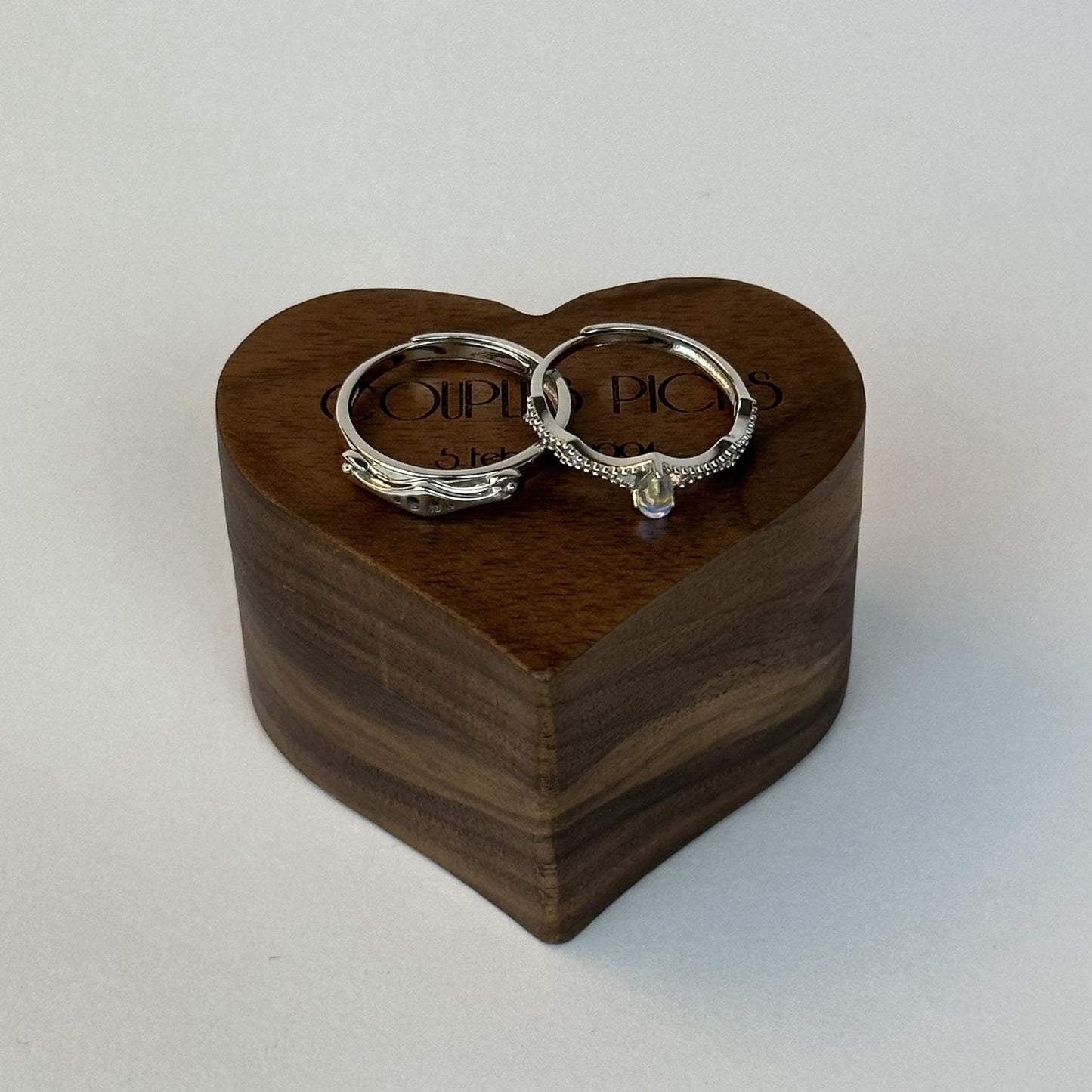 Knight & Princess Opal Ring Set - CouplesPicks