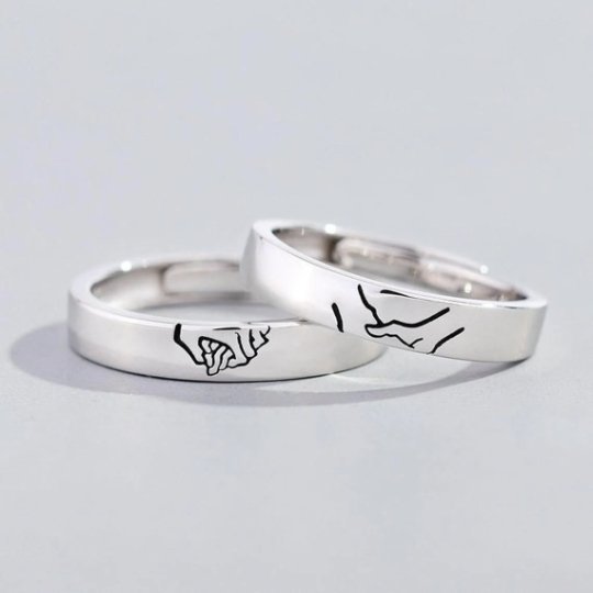 Pinky Promise Ring Set - CouplesPicks
