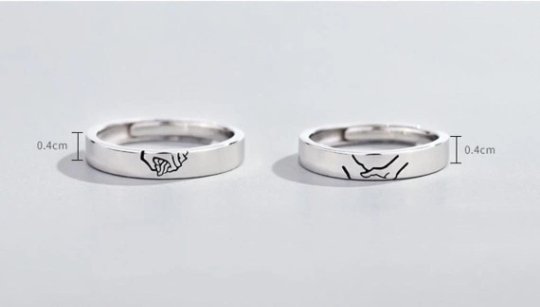 Pinky Promise Ring Set - CouplesPicks