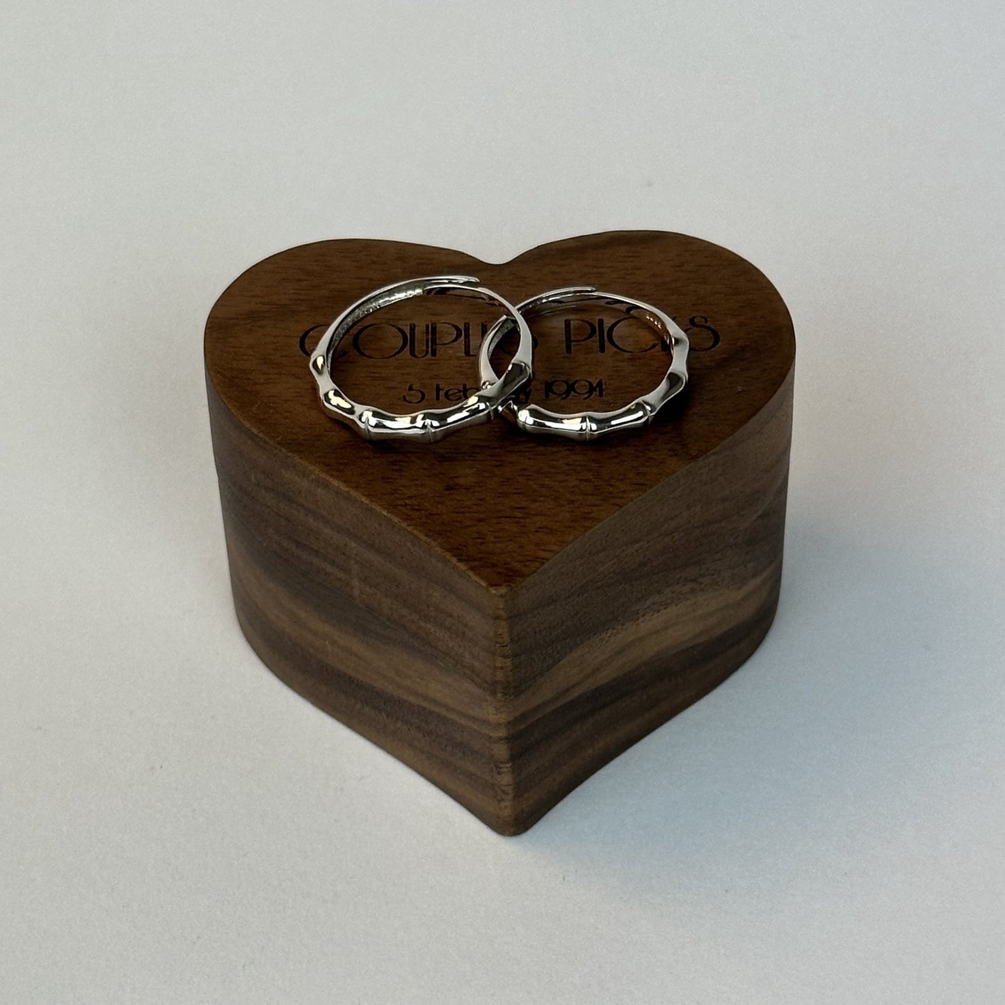 Silver Bone Couples Ring - CouplesPicks