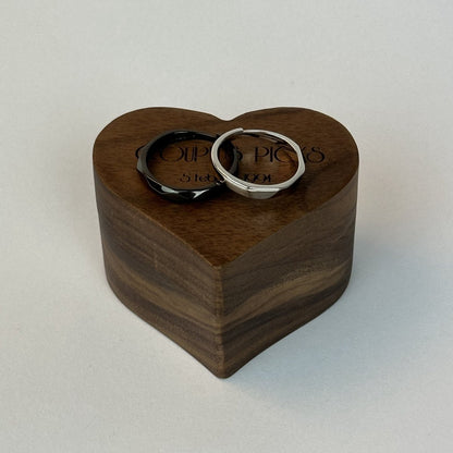 925 Sterling Silver Adjustable Ring Black Silver Domed Color - Changing Design | “Kaelorin - CouplesPicks
