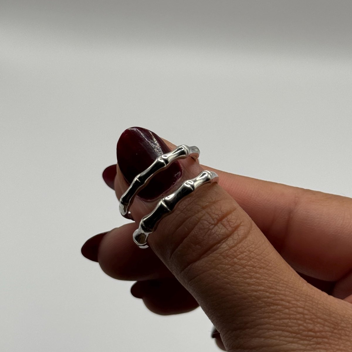 925 Sterling Silver Adjustable Ring Bone Structure Design | “Sylvaris - CouplesPicks