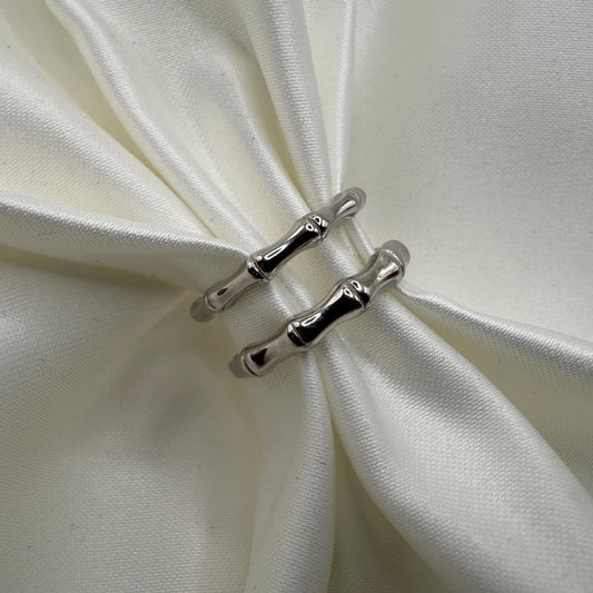 925 Sterling Silver Adjustable Ring Bone Structure Design | “Sylvaris - CouplesPicks