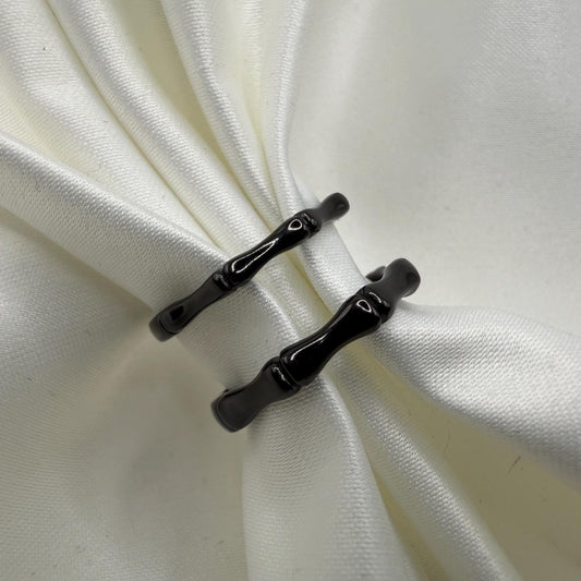 925 Sterling Silver Adjustable Ring Bone Structure Design | “Umbrae - CouplesPicks