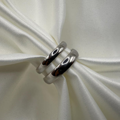 925 Sterling Silver Adjustable Ring Minimalist Design | “Aeloria - CouplesPicks