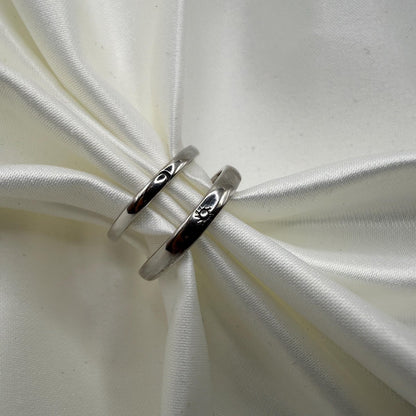 925 Sterling Silver Adjustable Ring – Minimalistic Sun & Moon Design | “Solenya” - CouplesPicks