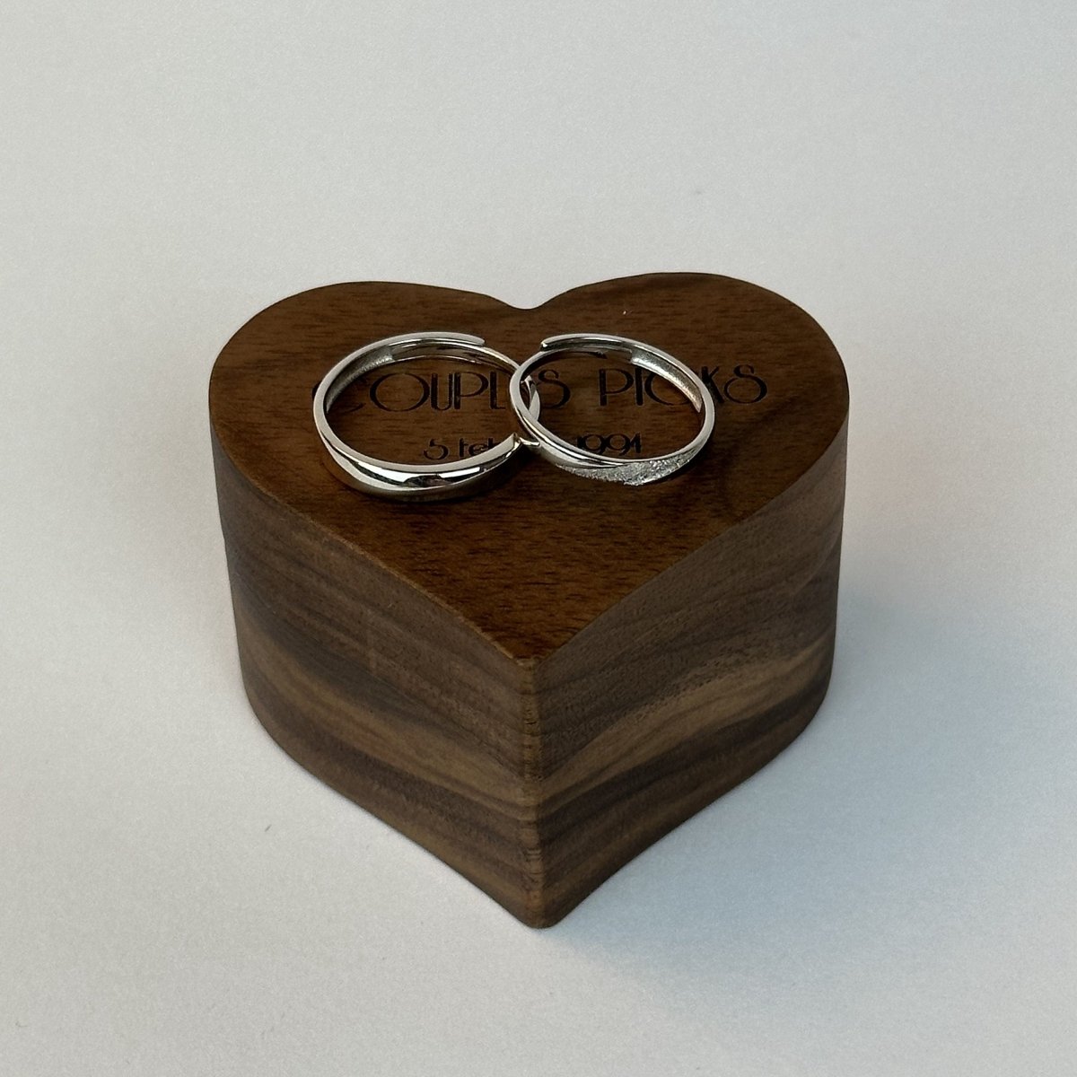 925 Sterling Silver Adjustable Ring Sanded Crossed Line Design | “Draviel - CouplesPicks