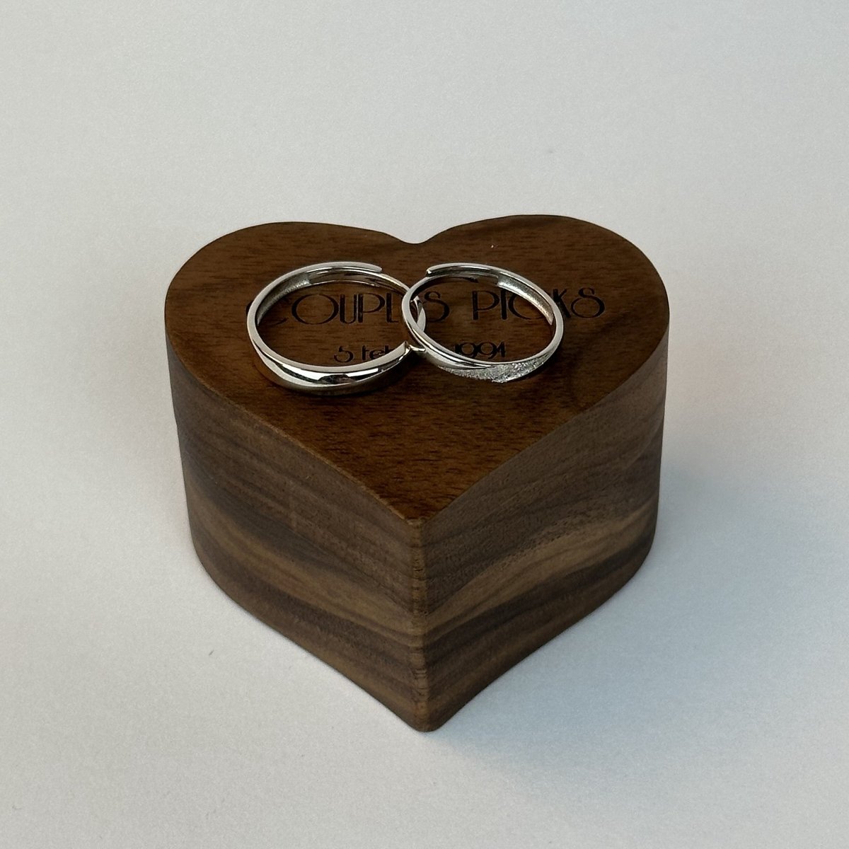 925 Sterling Silver Adjustable Ring Sanded Crossed Line Design | “Draviel - CouplesPicks