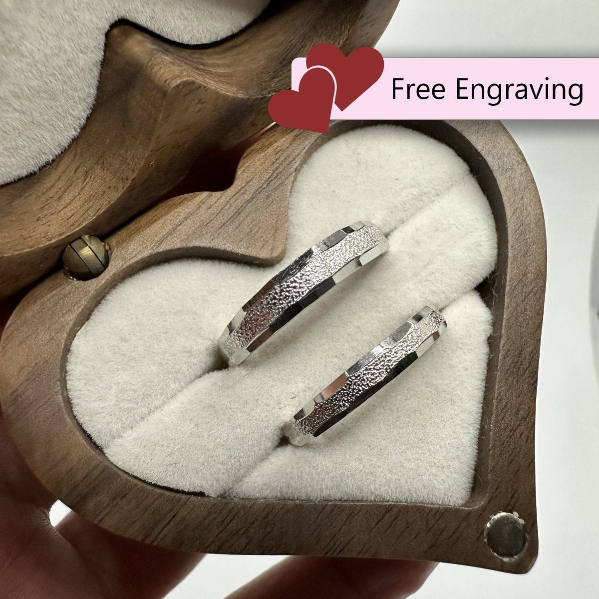 925 Sterling Silver Adjustable Ring Sanded Path Design | “Myrralis - CouplesPicks