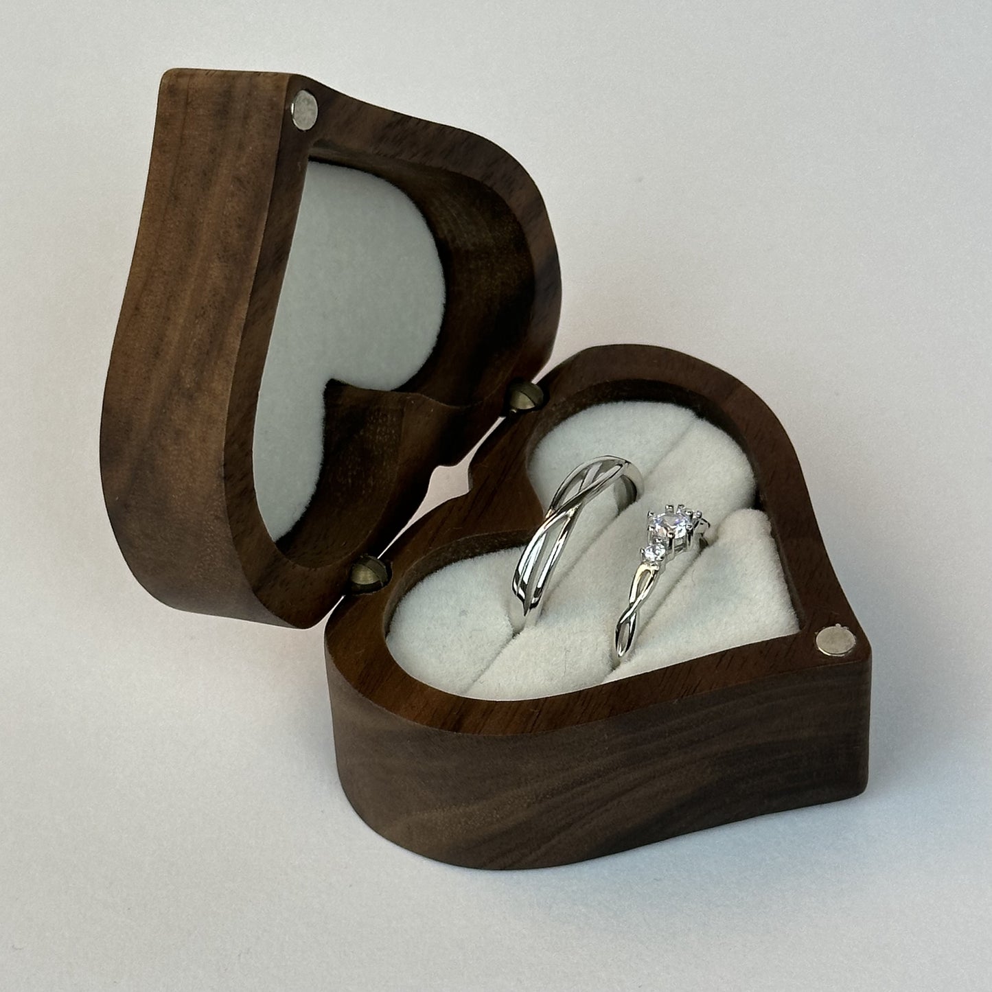925 Sterling Silver Matching Ring Set – Elyndra