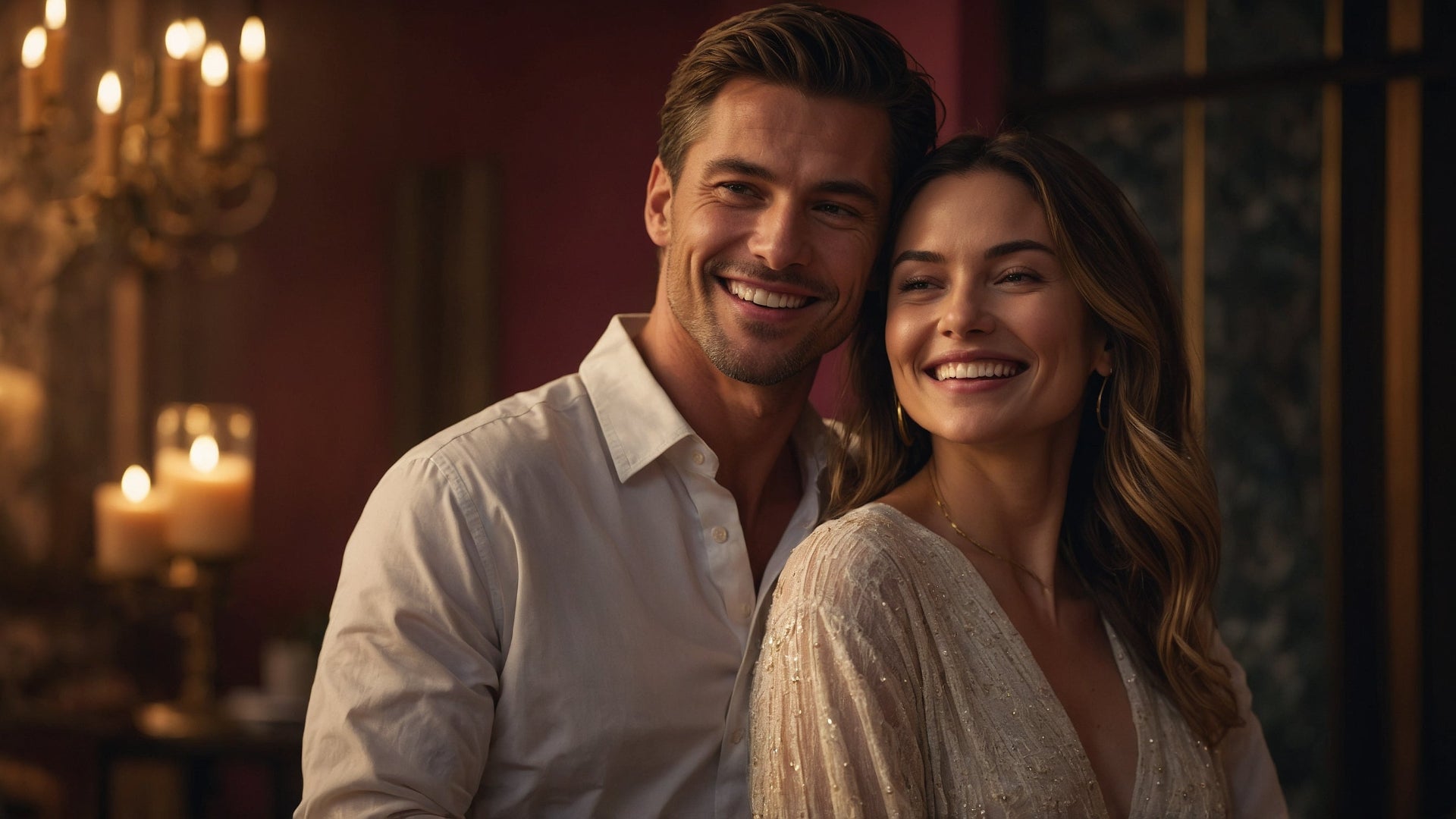 Couple wearing adjustable 925 silver rings with custom engraving, photographed for homepage hero banner.