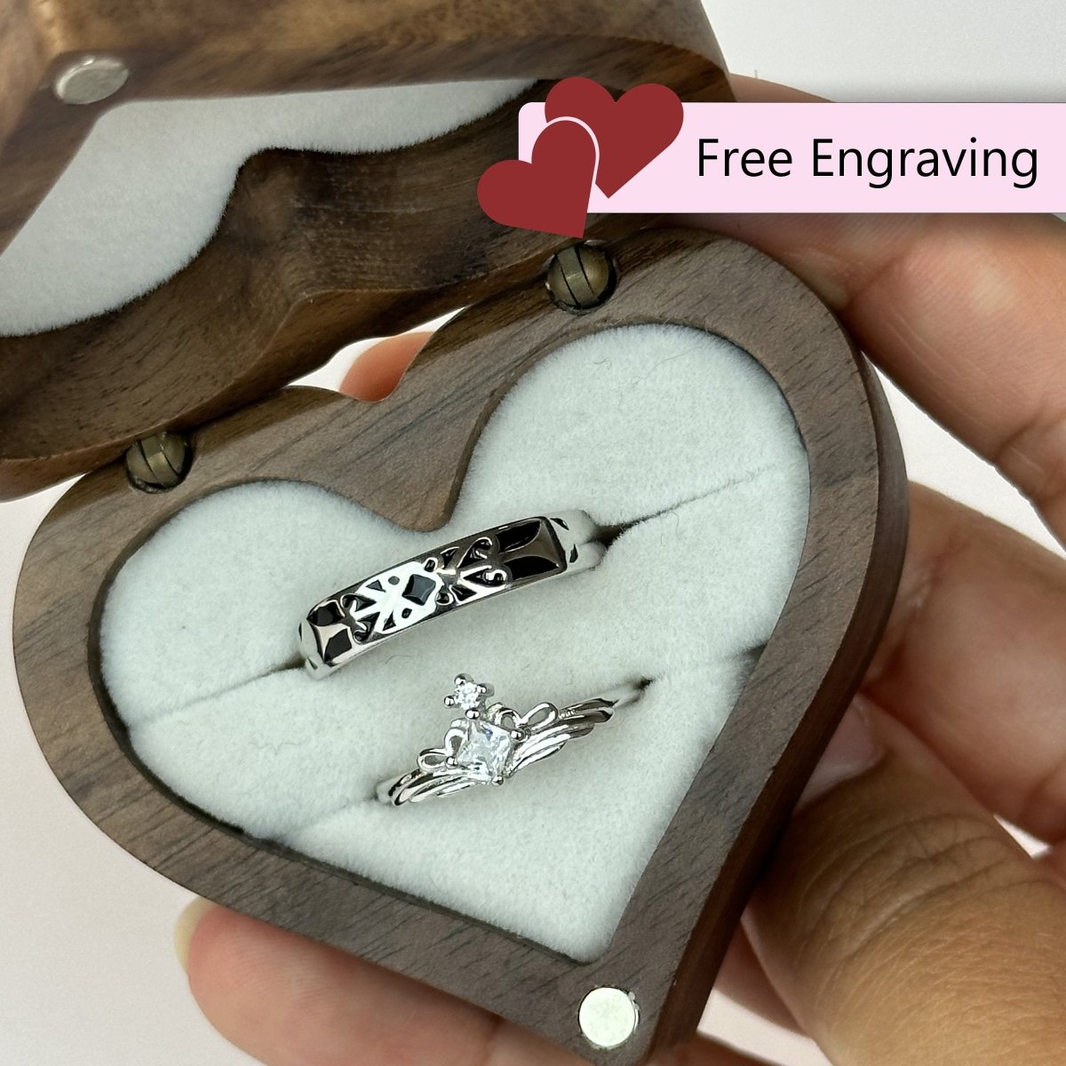 djustable Ring – Knight & Princess Design | “Vaeloria” - CouplesPicks