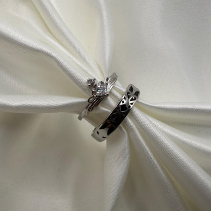 djustable Ring Knight & Princess Design | “Vaeloria - CouplesPicks