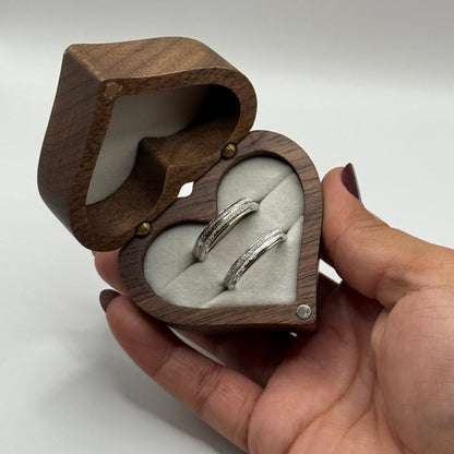 Glacien 925 Sterling Silver Textured Sand Adjustable Ring - CouplesPicks