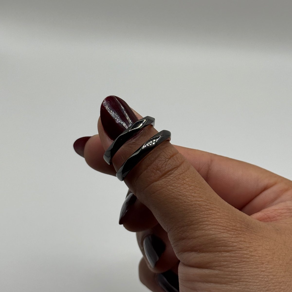 Obrynn Ring – Black Color - Changing Domed Strength Design - CouplesPicks