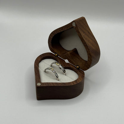 Selunaris Sun & Moon Adjustable - 925 Silver Ring - CouplesPicks