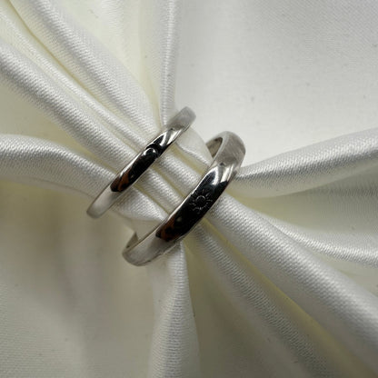 Solenya Minimalist Sun & Moon Silver Ring - CouplesPicks