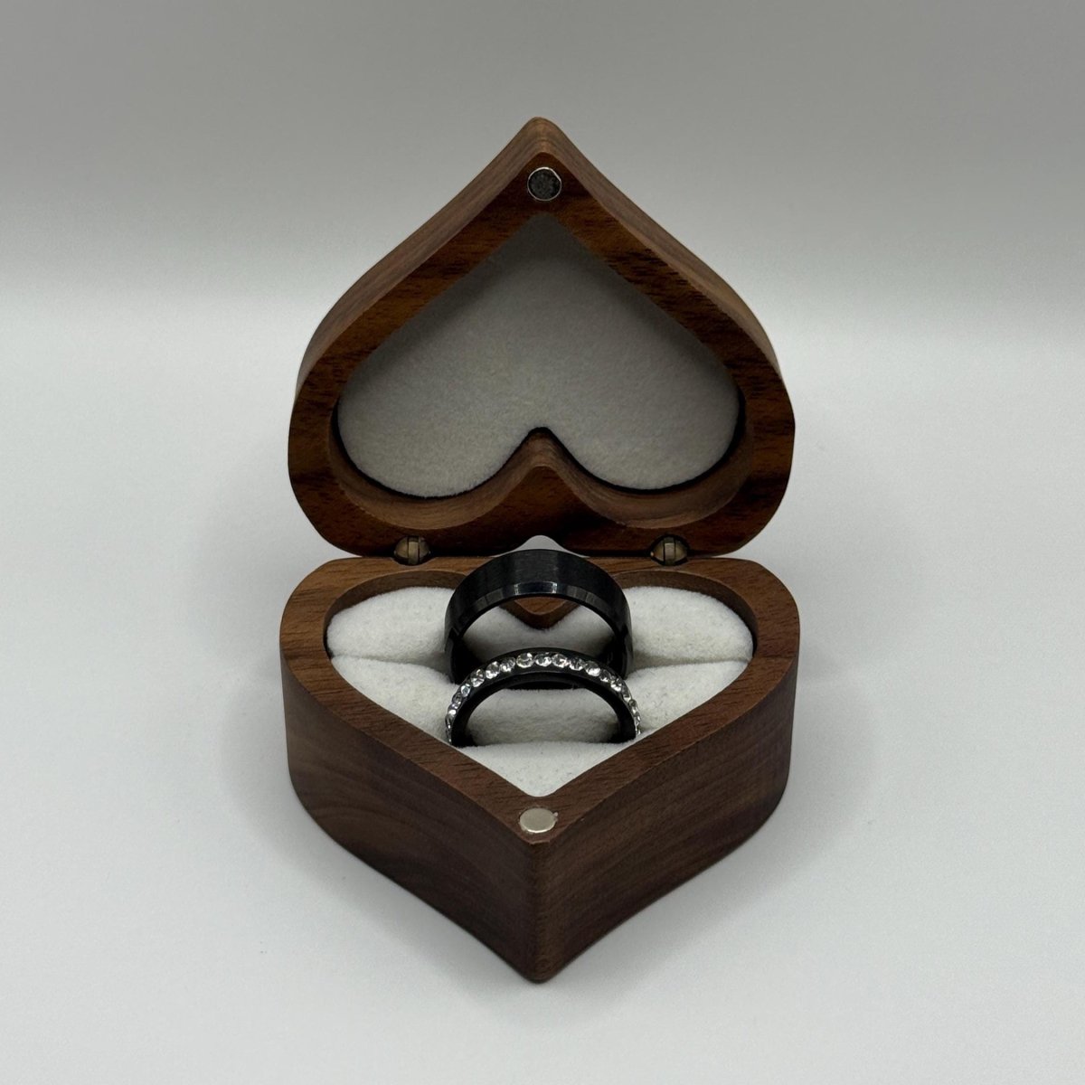 Stainless Steel Ring Black Celestial Design | “Starlight Row - CouplesPicks