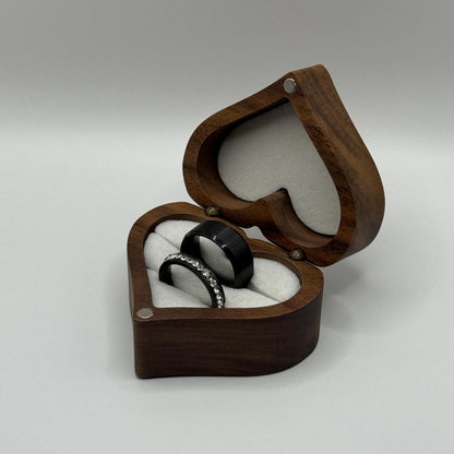Stainless Steel Ring Black Celestial Design | “Starlight Row - CouplesPicks