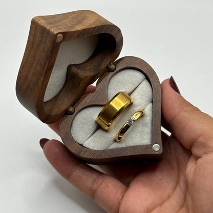 Stainless Steel Ring Gold Celestial Design | “Aurealis - CouplesPicks