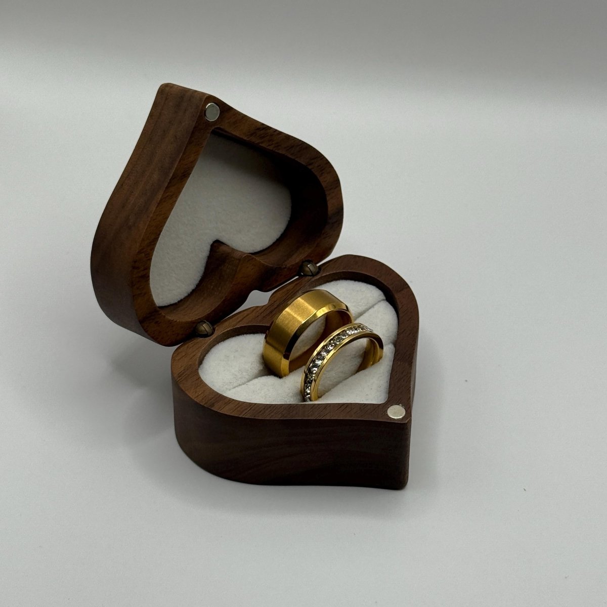 Stainless Steel Ring Gold Harmony Design | “Aurivian - CouplesPicks