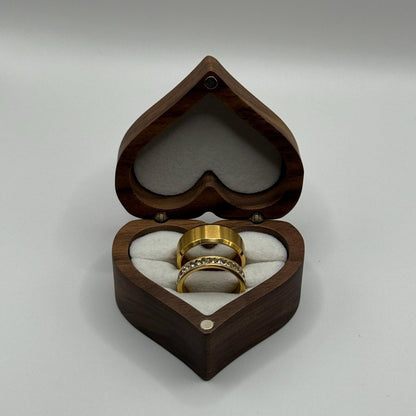 Stainless Steel Ring Gold Harmony Design | “Aurivian - CouplesPicks