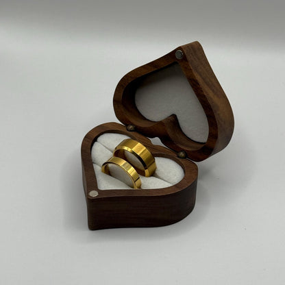 Stainless Steel Ring – Gold Noble Design | “Orlion” - CouplesPicks