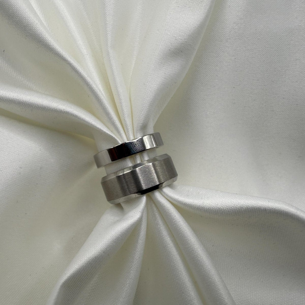 Stainless Steel Ring Matching Couple Design | “Ceynar - CouplesPicks