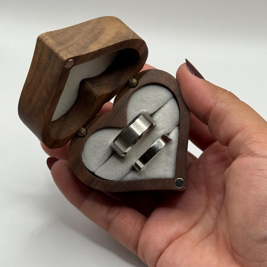 Stainless Steel Ring Matching Couple Design | “Ceynar - CouplesPicks