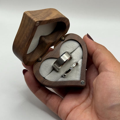 Stainless Steel Ring Matching Couple Design with Zirconia | “Orravyn - CouplesPicks