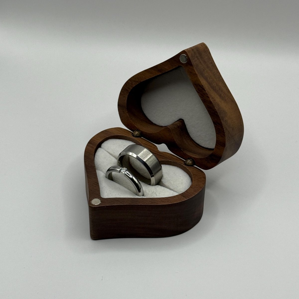 Stainless Steel Ring Matching Couple Design with Zirconia | “Orravyn - CouplesPicks