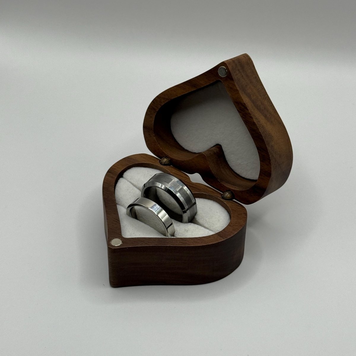 Tungsten & Stainless Steel Ring – Matching Couple Design | “Dravien” - CouplesPicks