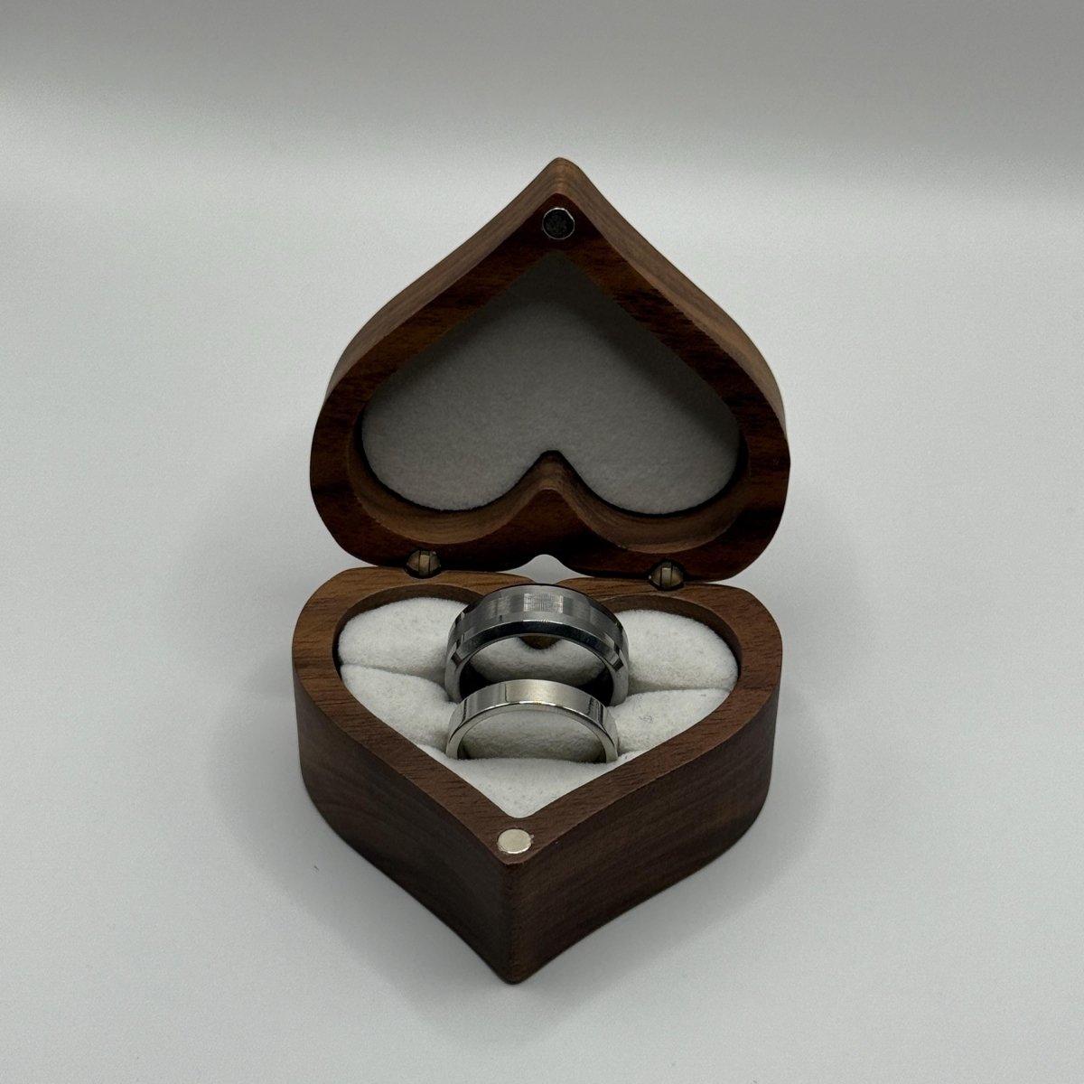 Tungsten & Stainless Steel Ring – Matching Couple Design | “Dravien” - CouplesPicks