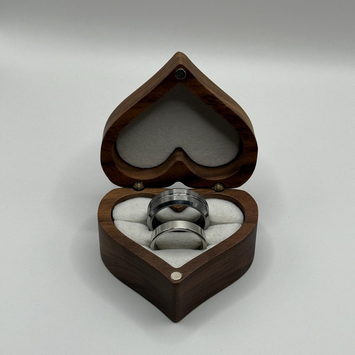 Tungsten & Stainless Steel Ring – Matching Couple Design | “Velaryn” - CouplesPicks
