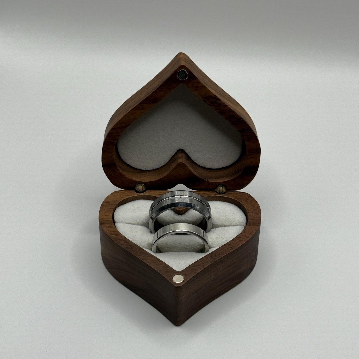 Tungsten & Stainless Steel Ring Matching Couple Design | “Velaryn - CouplesPicks