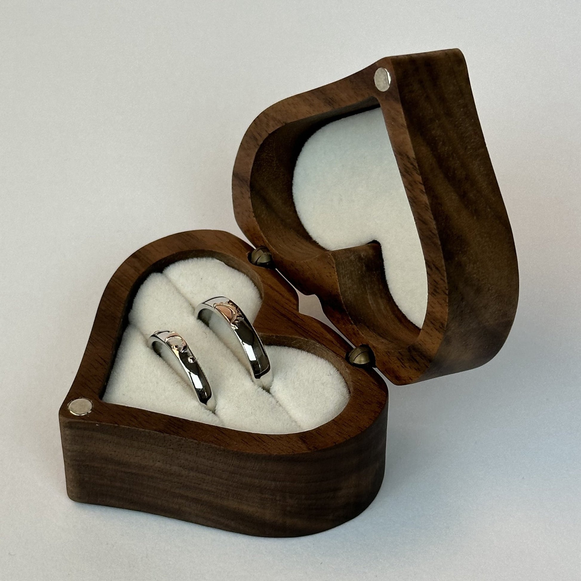 Orange Sun and Moon Ring Set - CouplesPicks