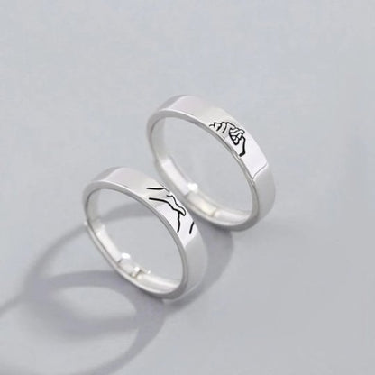 Pinky Promise Ring Set - CouplesPicks