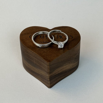 Solitaire Diamond Matching Rings - CouplesPicks